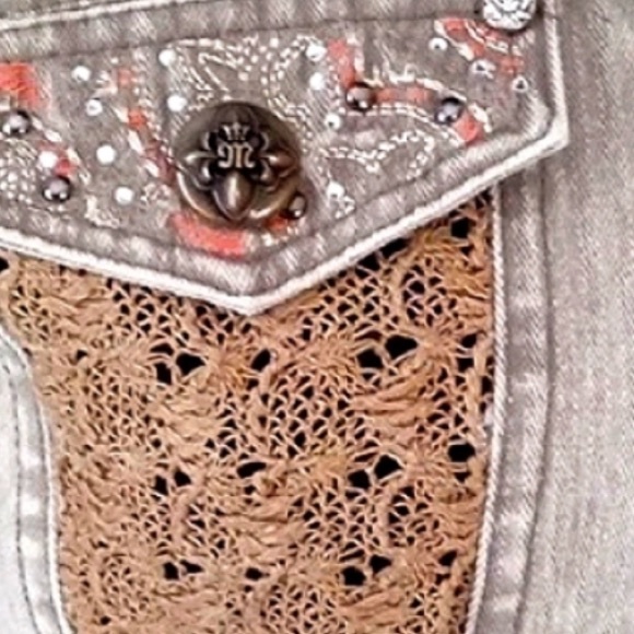 Miss Me Multicolor Jean Jacket - Picture 8 of 12